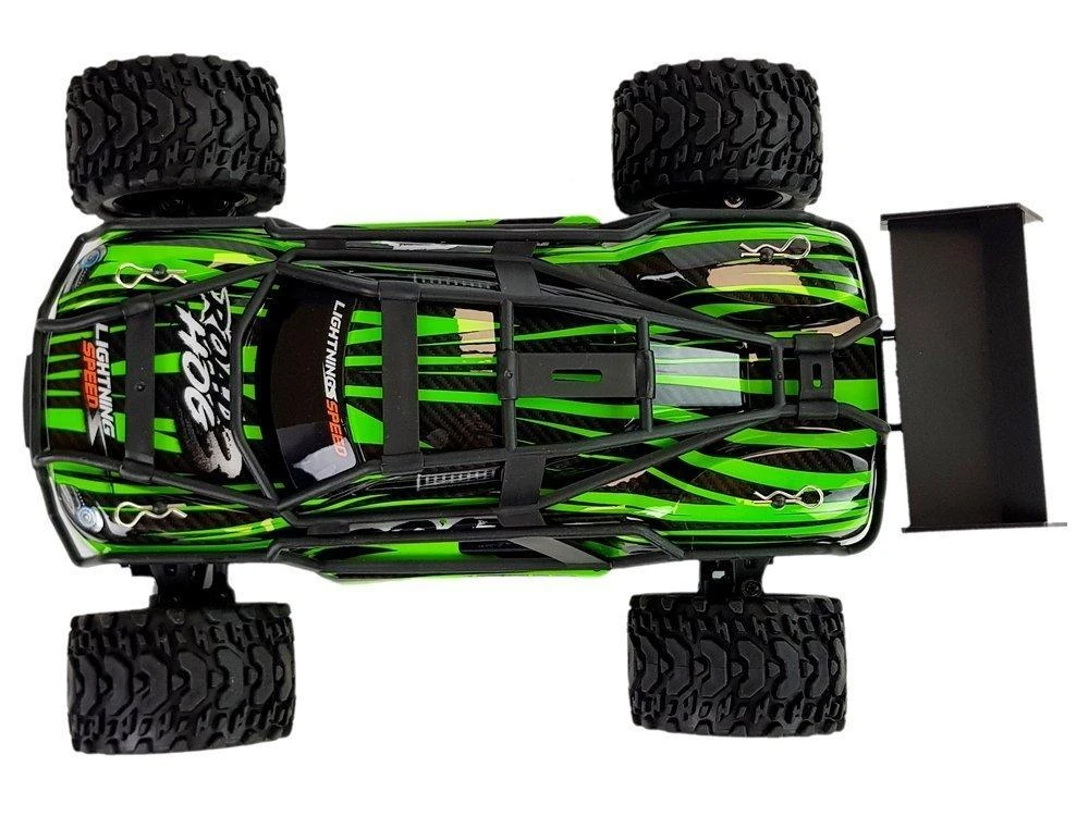 Lean Toys Visureigis su nuotolinio valdymo pultu 1:18, 35 km/h, žalias
