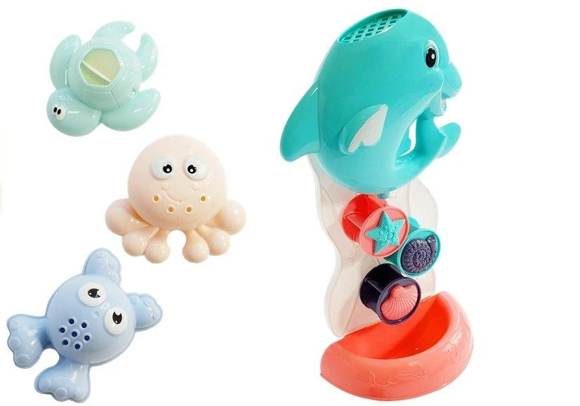 Lean Toys Vonios žaislai jūros gyvūnai