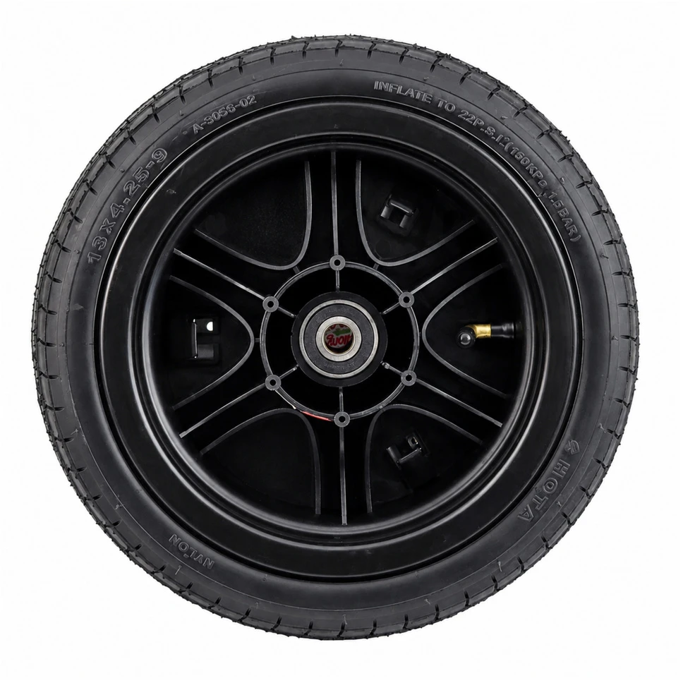 Lean Cars Wheel for a battery-powered vehicle A8803 Lamborghini XXL Rubber Inflatable