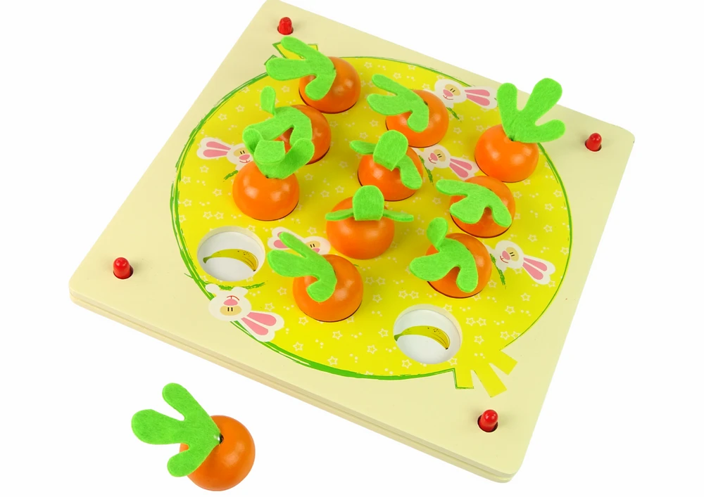 Dėlionė Lean Toys Atminties žaidimas Morkos