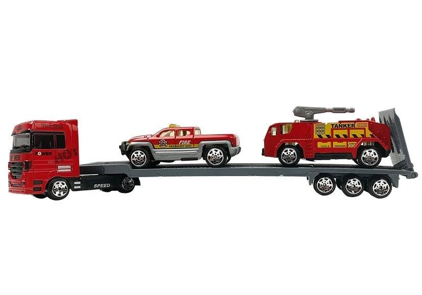 Lean Toys Autovežis „DIE CAST“ su priedais