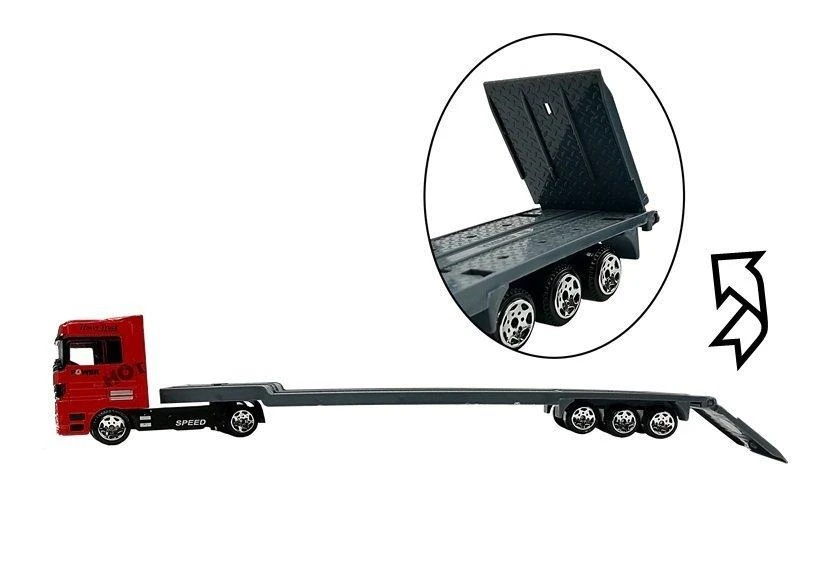 Lean Toys Autovežis „DIE CAST“ su priedais