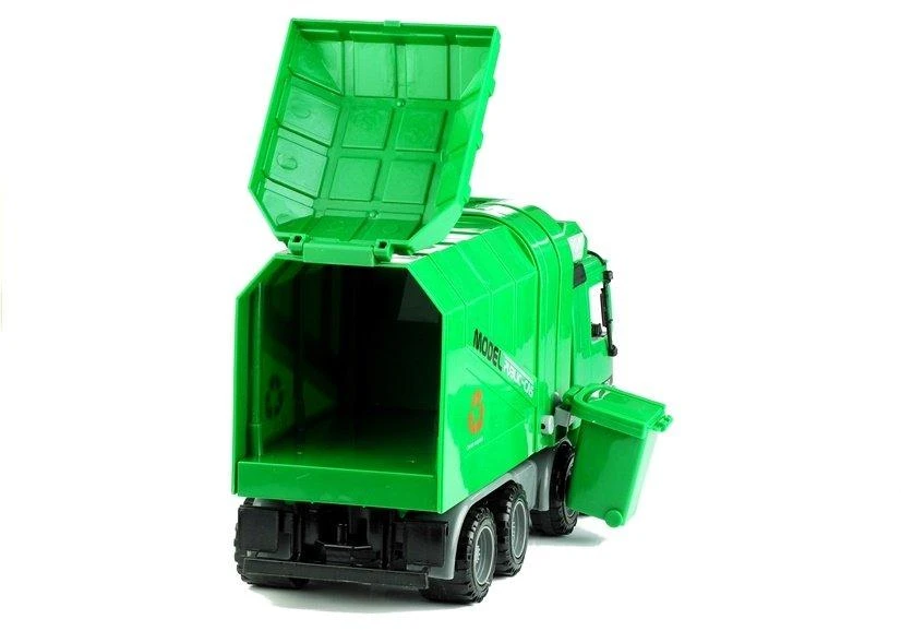 Šiukšliavežis Lean Toys, žalias