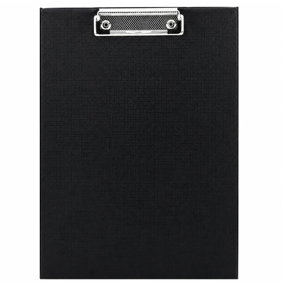 Lean Clipboard with Metal Clip for Writing A4 Juodas