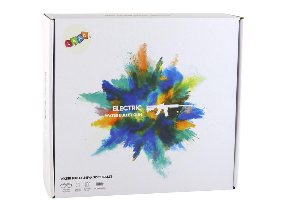 Lean Toys Elektrinis vandens rutuliukų šautuvas juodas
