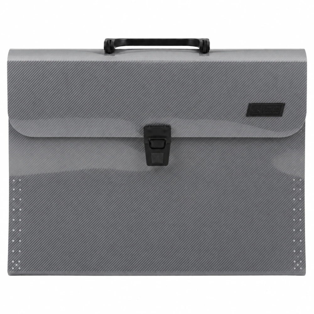 Lean Folder Folder Organizer for Documents, 13 Compartments, Gray, A4, Holder
