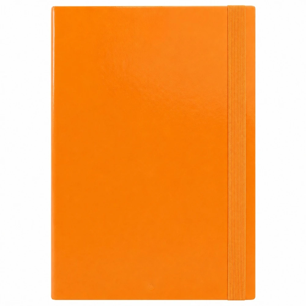 Lean Folder for documents with elastic band, hard, office, oranžinis, A4/4.5 cm