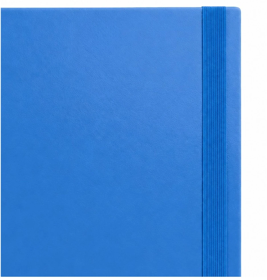 Lean Mėlyna Office Folder with Elastic Band for Documents A4/4.5 cm
