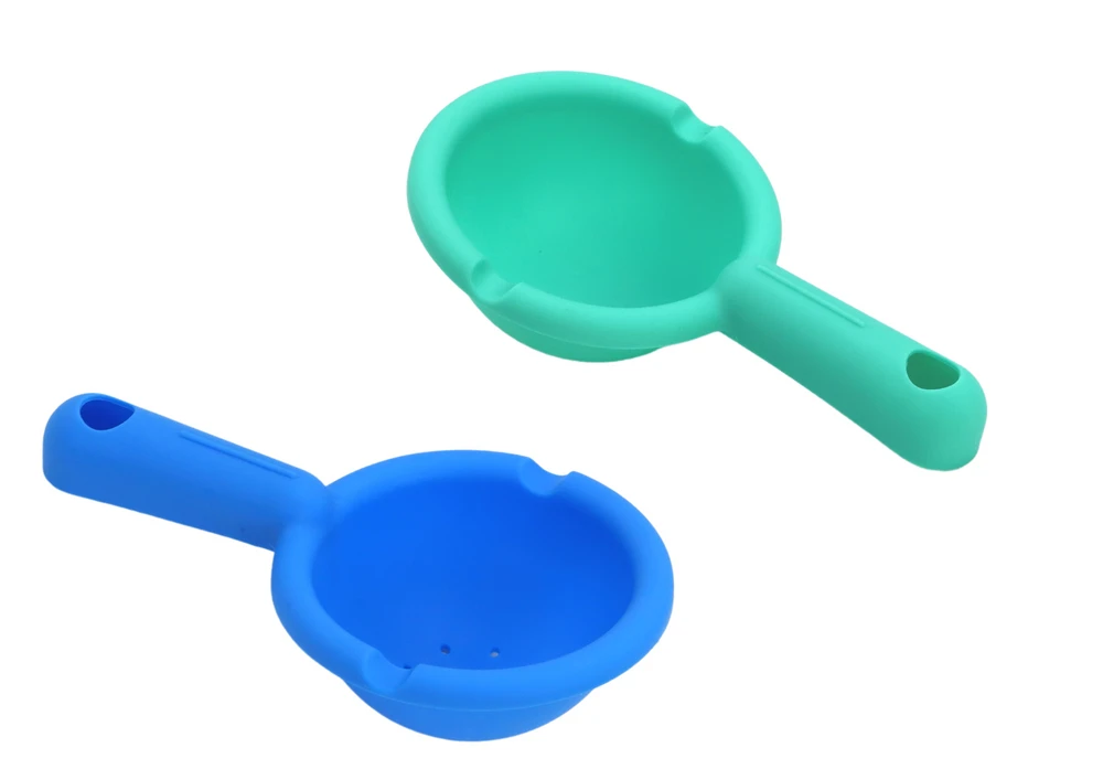 Besisukantis vonios žaislas Lean Toys su spalvingais dubenėliais
