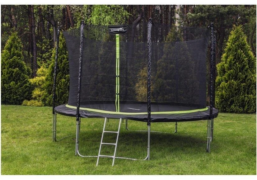 Trampolina Batutas Lean Sport 426 cm, juodas