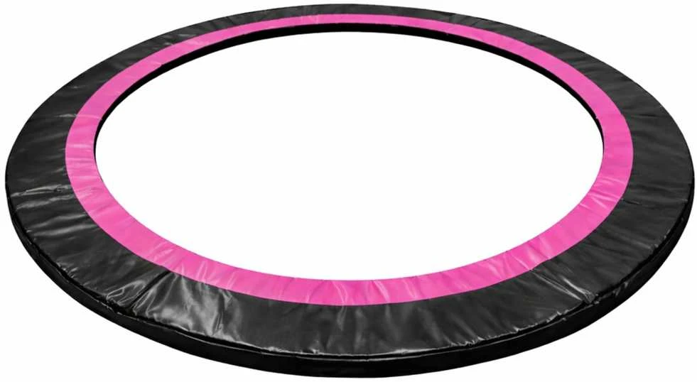 Batuto spyruoklių apsauga Lean Sport Max 244 cm, juoda/rožinė