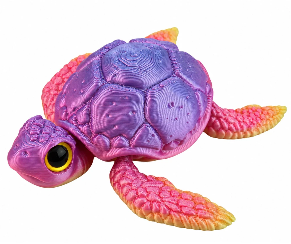 Lean Toys 3D vėžlio figūrėlė 8 x 8 x 2,5 cm