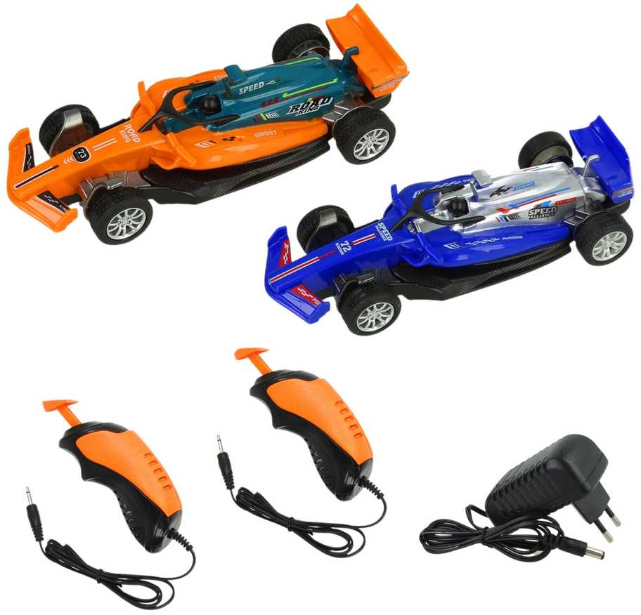 Lean Toys Lenktynių trasa su apšvietimu 3in1 560 cm