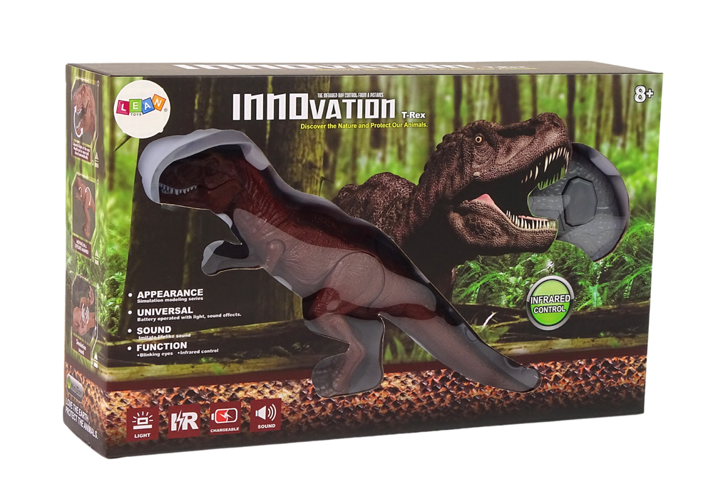 Lean Cars Lean toys Dinozauras Tyrannosaurus Rex Nuotoliniu būdu valdomas