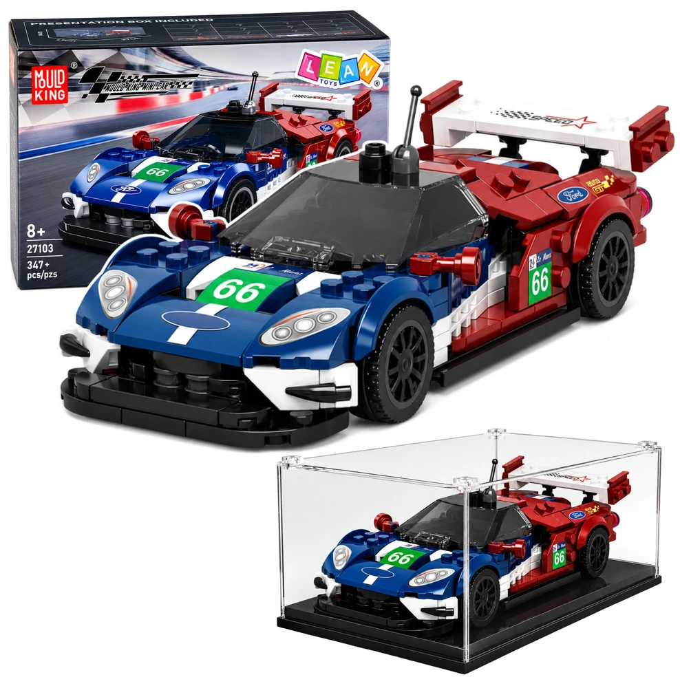 Lean Toys Statybinių kaladėlių rinkinys 347 vnt.
