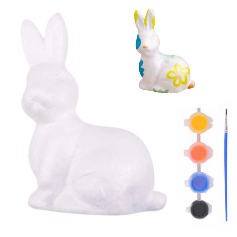 Lean Toys Putplasčio Velykų kiškučio dekoravimo rinkinys 2598