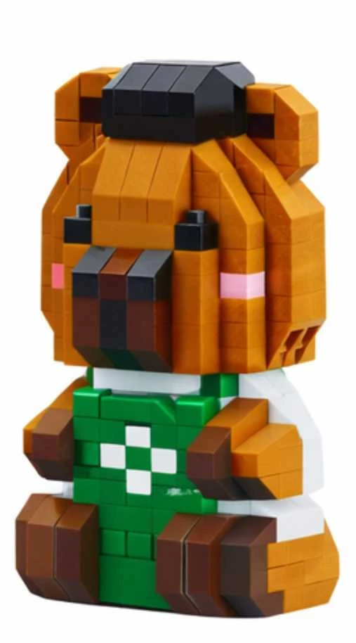 Lean Toys 3D Statulėlė iš kaladėlių Kapibara 204-263 vnt.