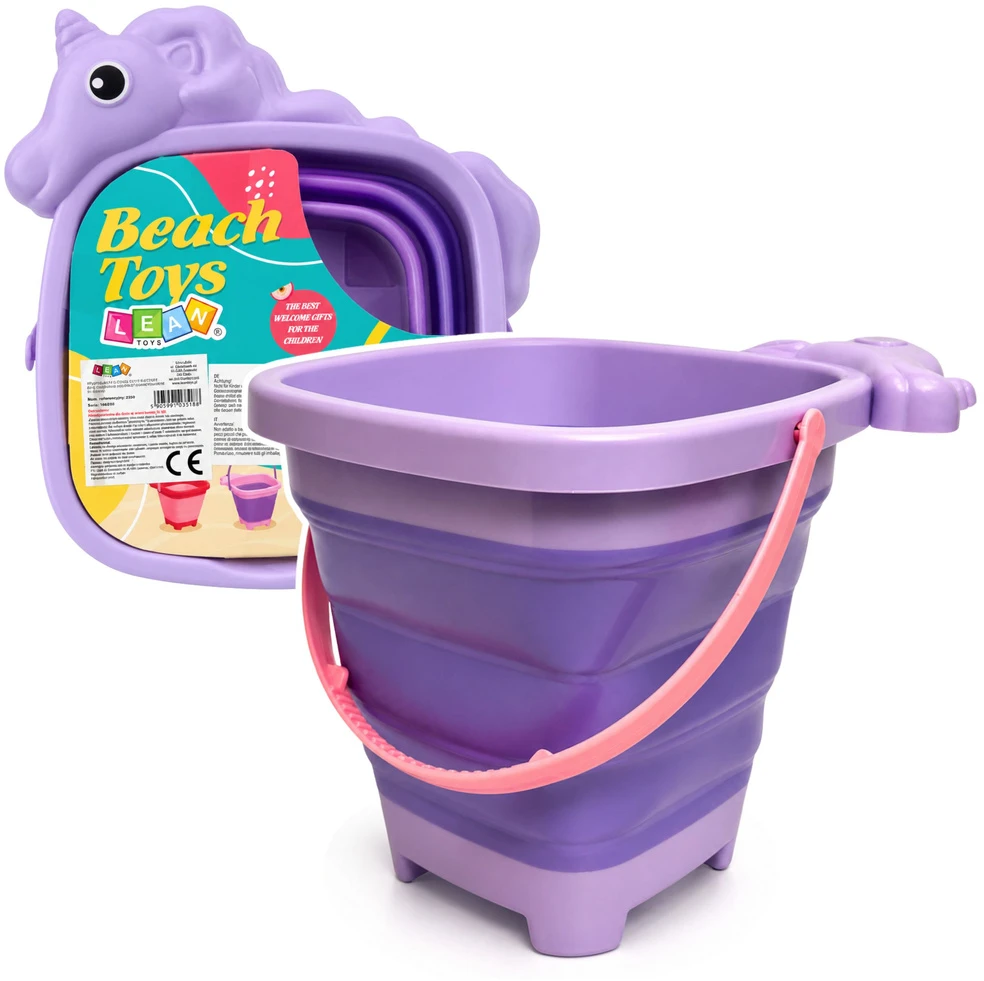 Lean Toys Sulankstomas kibiras vienaragis, rožinis