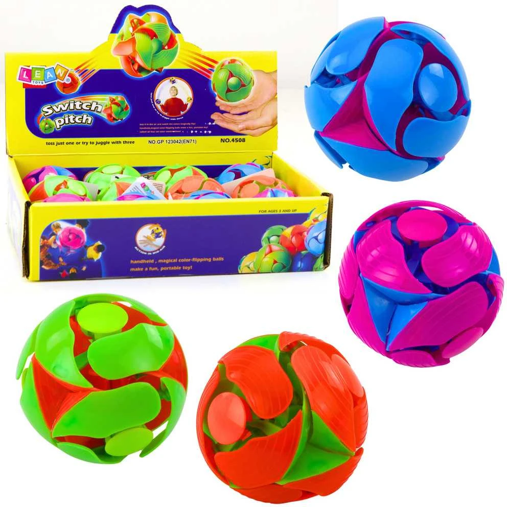 Lean Toys Kamuolys keičiantis spalvą 6 cm