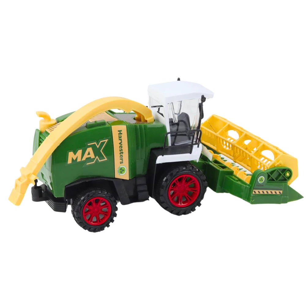 Lean Toys Žaislinis kombainas vaikams – žemės ūkio mašina