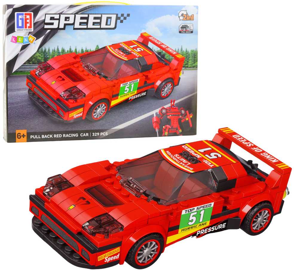 Lean Toys Konstruktorius automobiliai ir robotai, 329 detalės