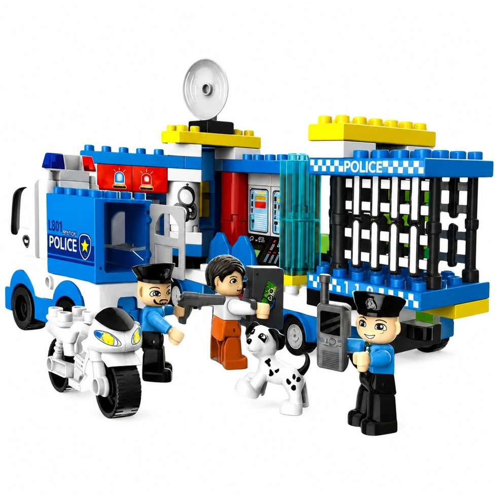 Lean Toys Statybinės kaladėlės 91 vnt.