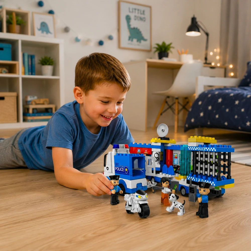 Lean Toys Statybinės kaladėlės 91 vnt.