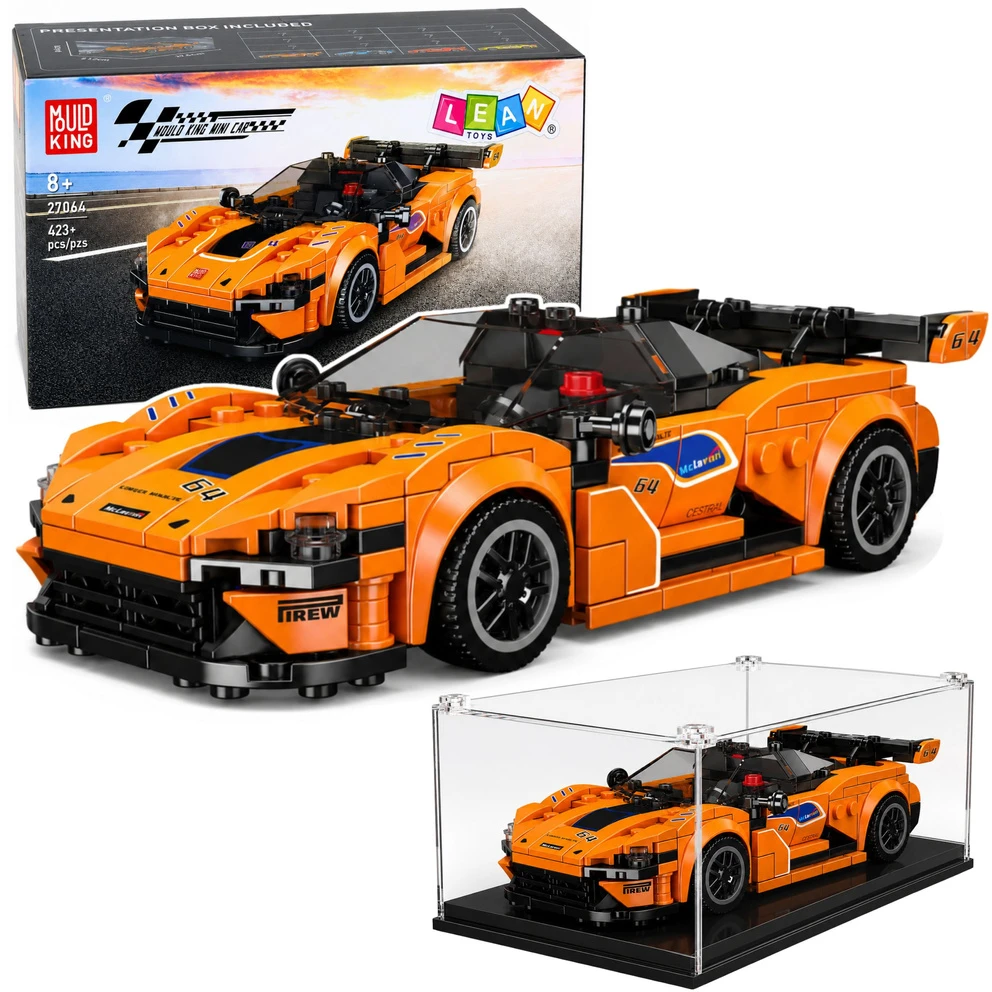 Lean Toys Konstruktorių rinkinys oranžinis 423 vnt.
