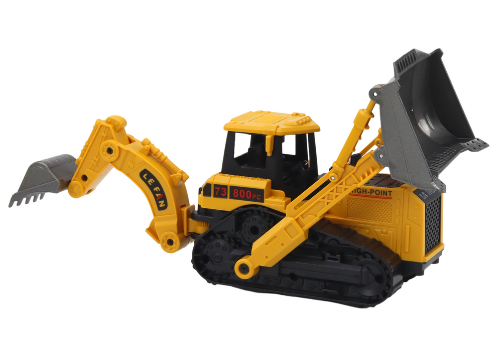 Žaislas vikšrinis ekskvatorius Lean Toys, geltonas