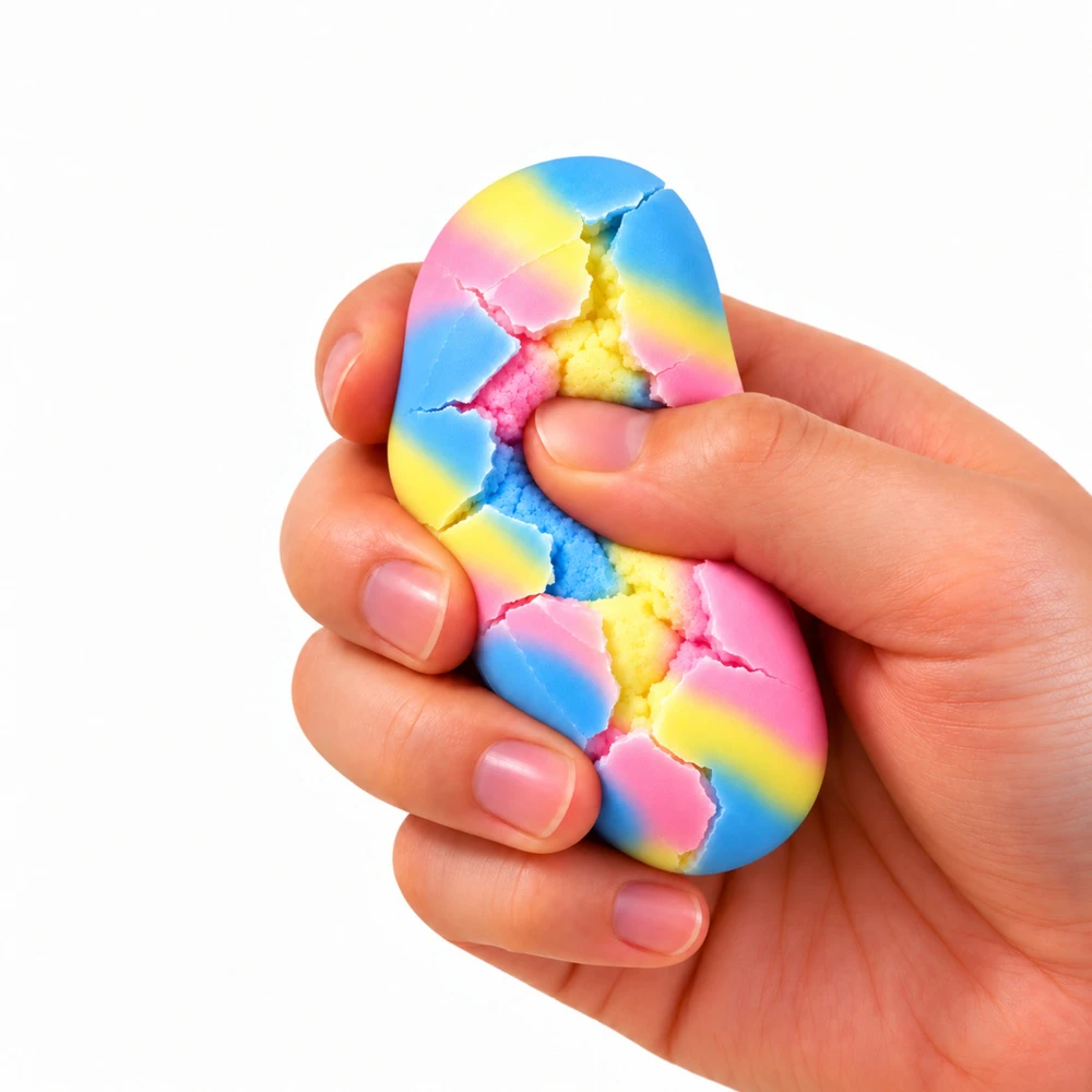 Lean Toys Gniotki Sensoryczne Chrupiące Cukierki W Pudełku Pastelowe Kolorowe 4 vnt.