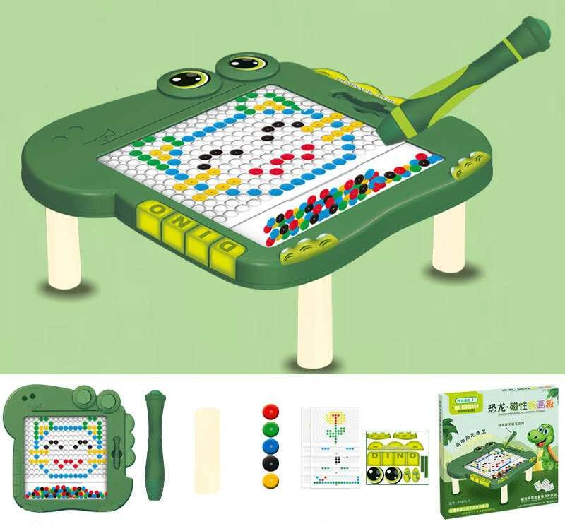 Lean Toys Magnetinė lenta vaikams „Dinozauras“