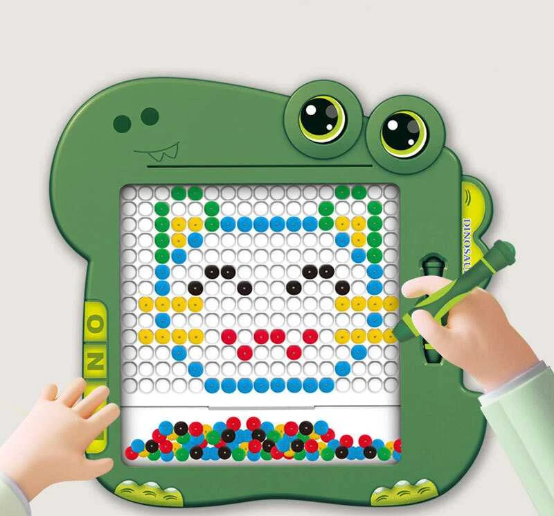 Lean Toys Magnetinė lenta vaikams „Dinozauras“