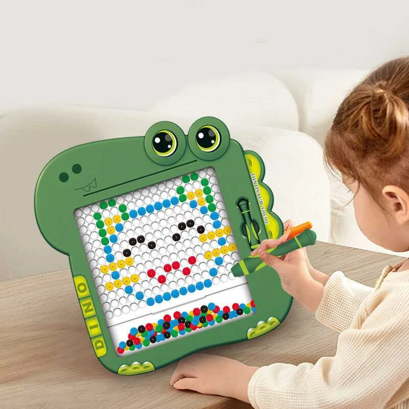 Lean Toys Magnetinė lenta vaikams „Dinozauras“