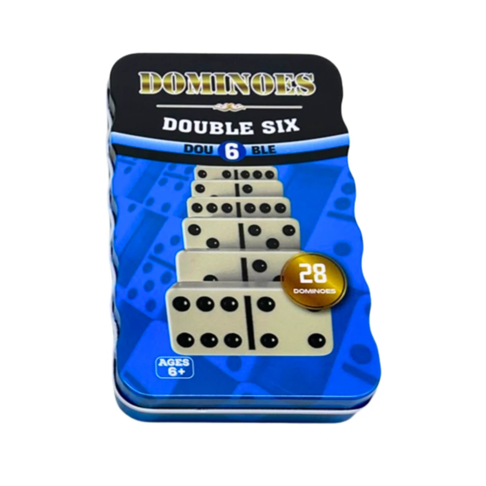 Lean Toys DOMINO KLASIKINIS EDUKACINIS LOGINIS ŽAIDIMAS 28 dalys