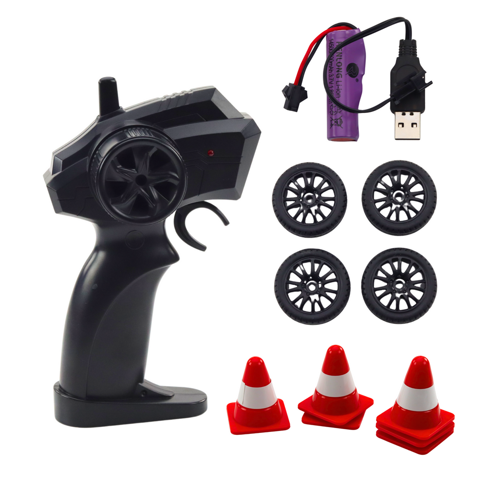 Lean Toys Nuotoliniu būdu valdomas 4WD driftinis automobilis RC