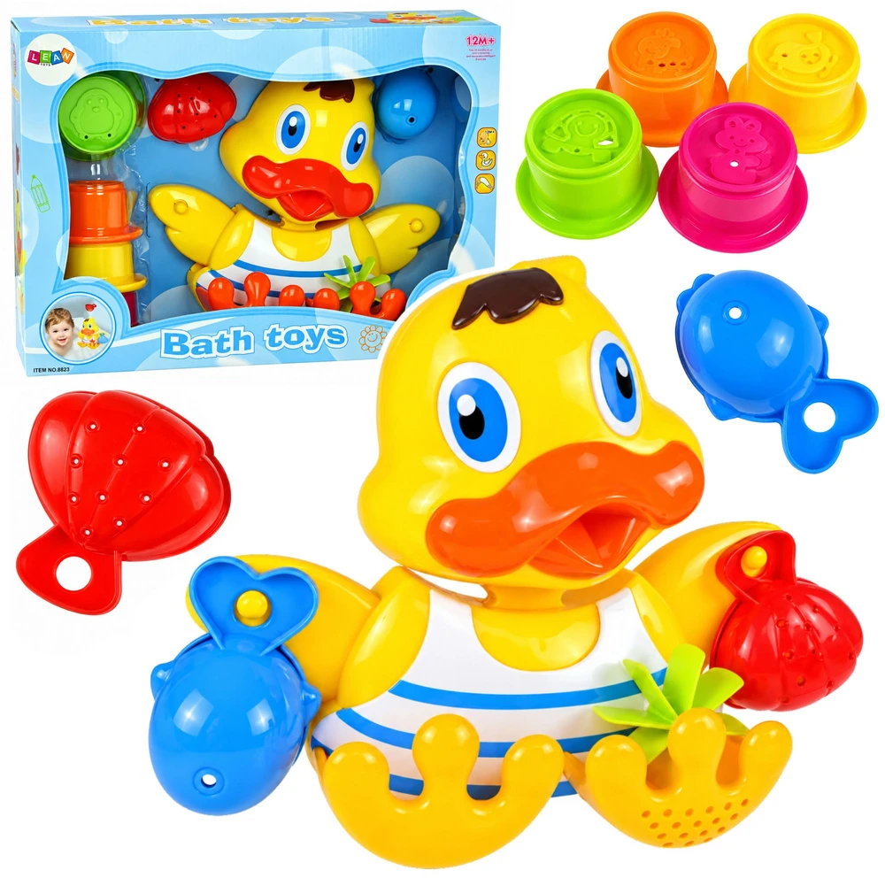 Vonios ančių rinkinys Lean Toys, 5d.