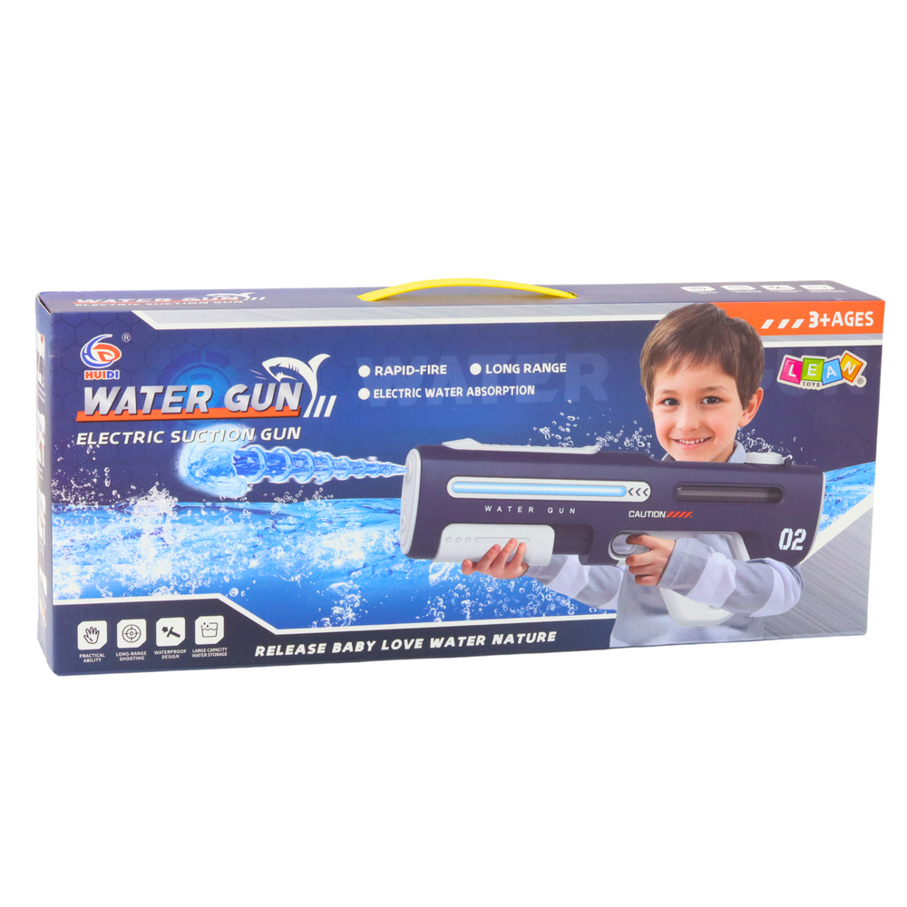 Lean Toys Elektrinis vandens pistoletas pilkas