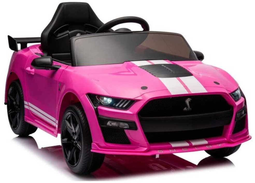 Lean Cars Lean Toys Elektromobilis vaikams Ford Mustang GT500 Shelby, Rožinės spalvos