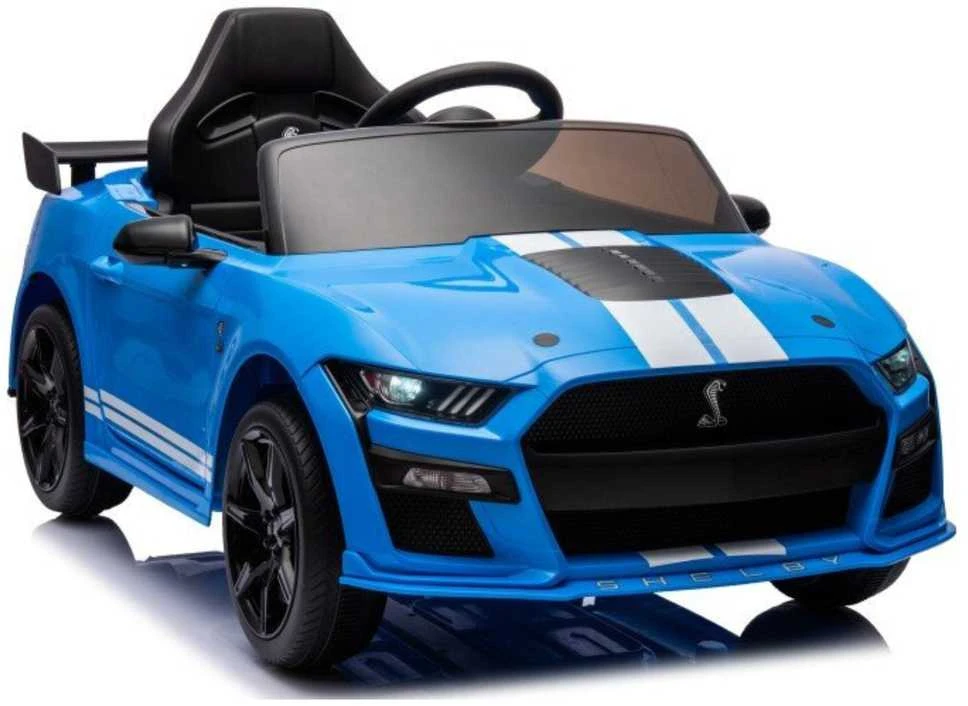 Lean Cars Lean Toys Elektromobilis vaikams Ford Mustang GT500 Shelby, Mėlynos spalvos