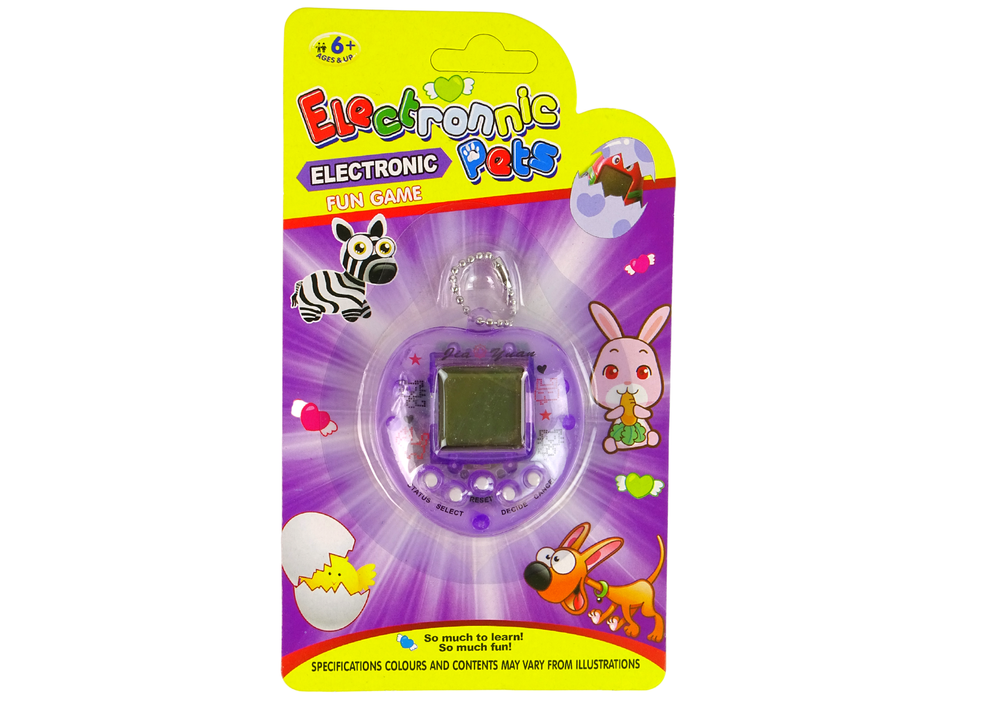 Gra Interaktyvus žaidimas Lean Toys Tamagotchi Animal Violetinė Game