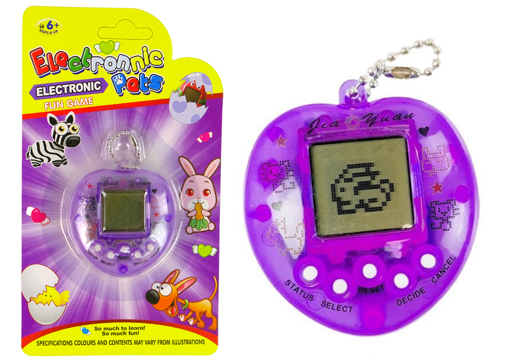 Gra Interaktyvus žaidimas Lean Toys Tamagotchi Animal Violetinė Game