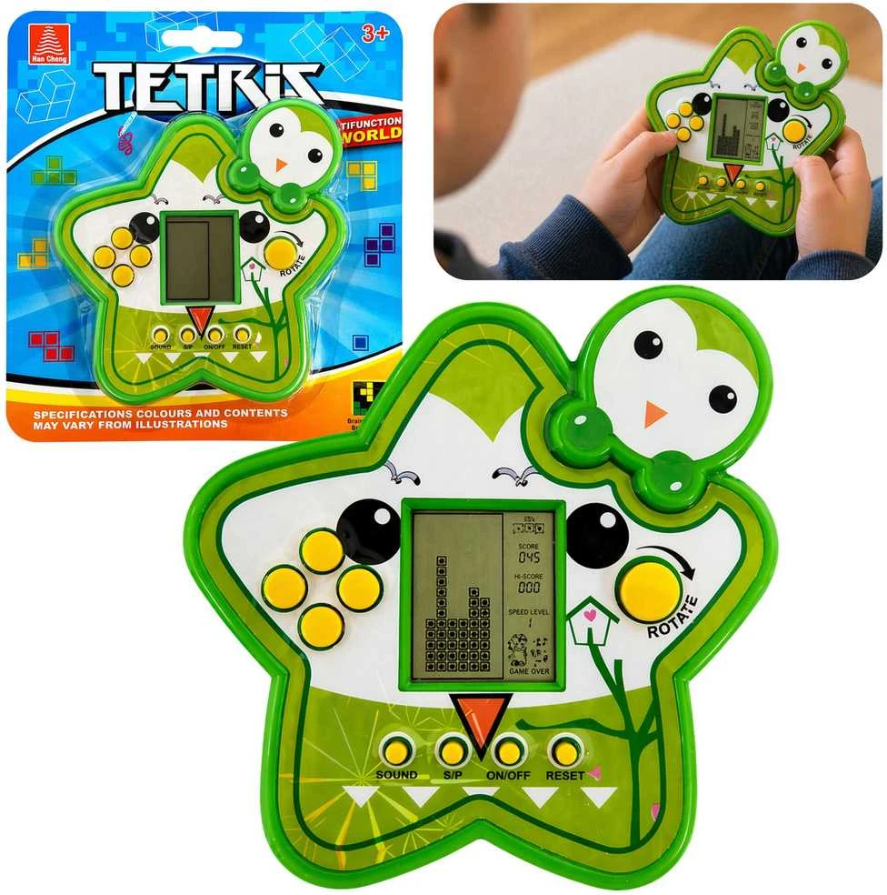 Lean Toys Elektroninis žaidimas Tetris, žalias