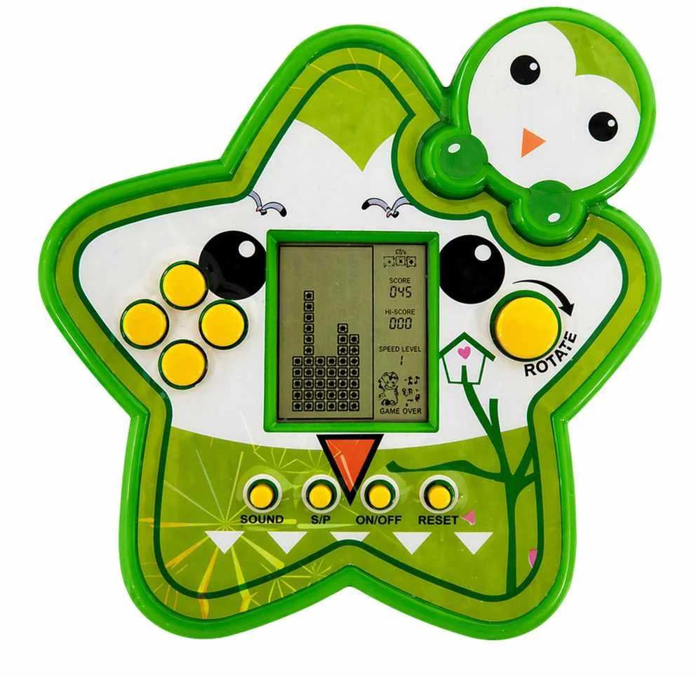Lean Toys Elektroninis žaidimas Tetris, žalias