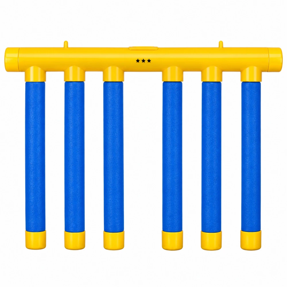 Lean Toys Vikrumo žaidimas „Falling Sticks“, geltonas ir mėlynas