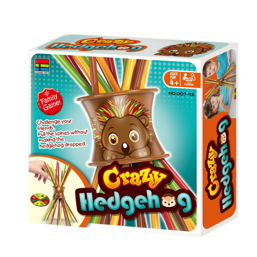 Lean Toys ĮGŪDŽIŲ ŽAIDIMAS – PAMIŠĘS EŽIUKAS SU LAZDELĖMIS