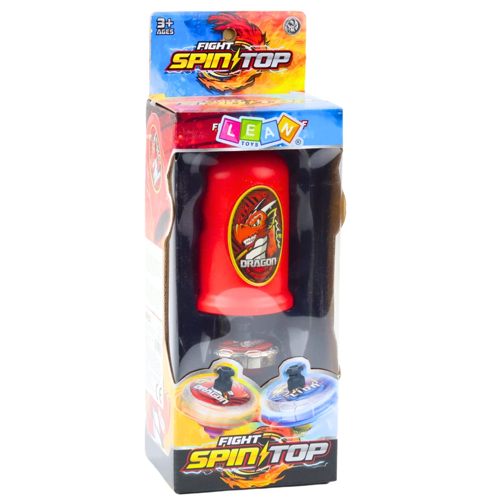 Lean Toys Raudonas drakono rinkinys su paleidėju
