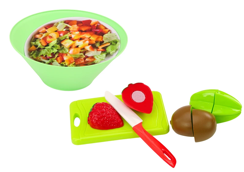 Lean Toys Stalo įrankiai ir maisto rinkinys LeanToys, įvairių spalvų, 25 vnt.