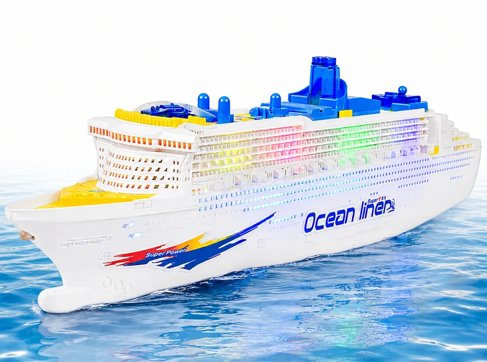 Lean Toys Keleivinis kruizinis laivas su šviesomis ir garsais