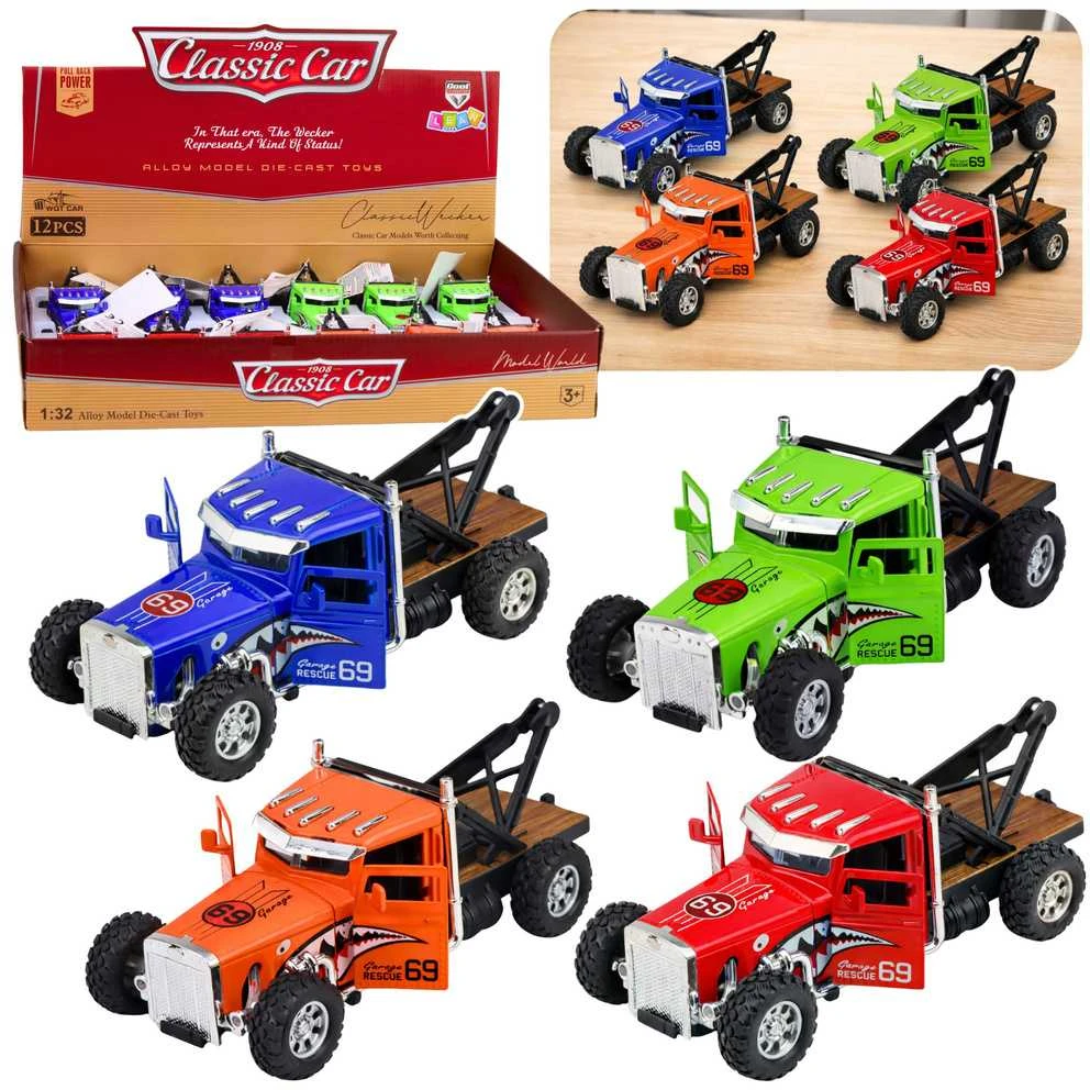 Lean Toys Klasikinis metalinis automobilis su atidaromomis durimis, 1:32