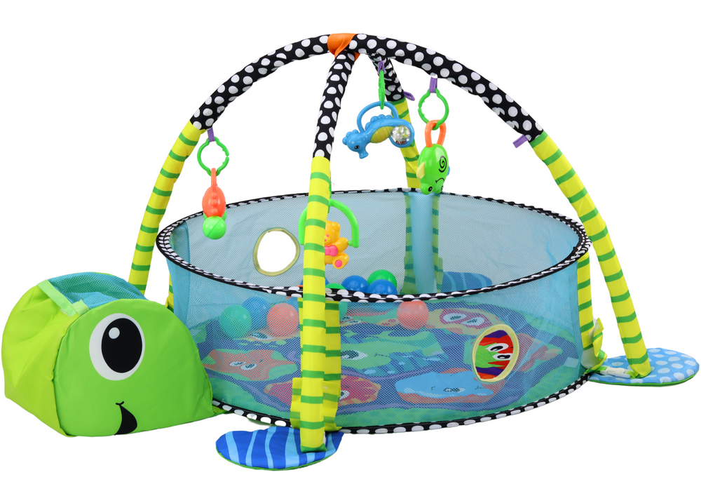 Kilimėlis kūdikiams Lean Toys 3in1 Vėžlys